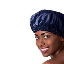 New Sleeping Hat Night Sleep Cap Hair Care Satin Bonnet Caps Nightcap For Women Men Unisex MH88
