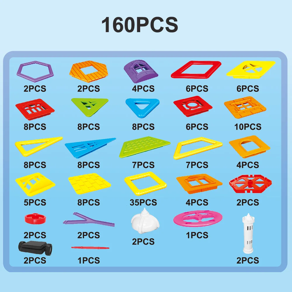 77-402 шт. магнитные блоки Магнитный конструктор строительные игрушки набор Магнитные Развивающие игрушки для детей подарок для детей