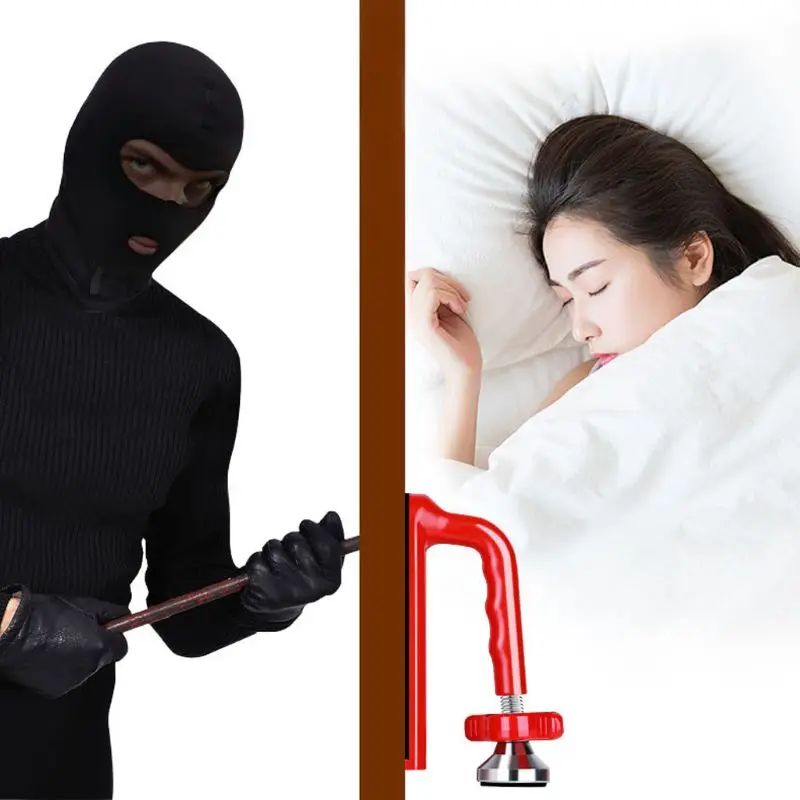 

Safe Door Jammer Portable Door Lock Brace for Home Security Personal Protection