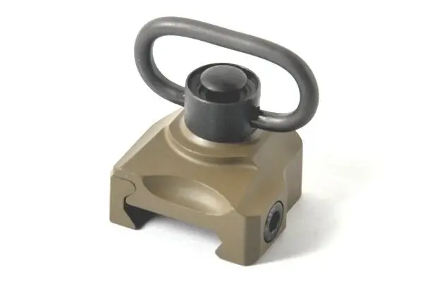 

Tactical QD Sling Swivel Rail Mount Rifle Scope Sling Attachment Hunting Mount DARK EARTH