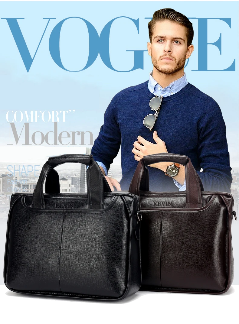 cowhide male commercial briefcase (13)