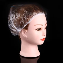 100pcs set Disposable Hats Hotel and Home One Off Elastic Shower Bathing Caps Hair Salon Spa