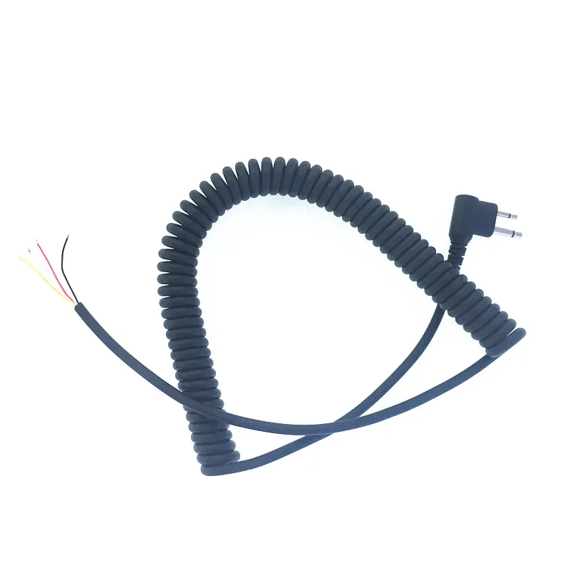 5x DIY 4 провода M штекер 2 контакта микрофонный кабель для motorola cp040 cp140 ep450 cp150 gp3188 gp88s