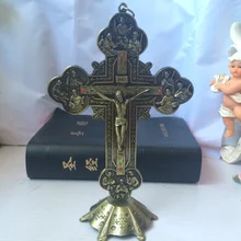 Домашний Европейский Декор, изящная резьба по иконе Двенадцати апостолов, кулон в форме Креста с Иисусом, украшения Иисуса, распятие, овчина Божия инри