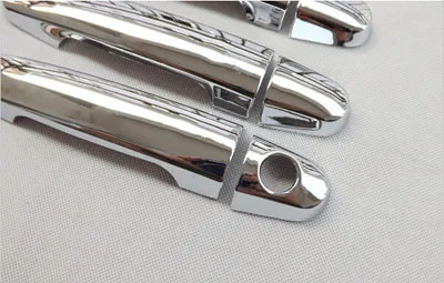 8 шт. хромированные накладки на дверную ручку для Toyota COROLLA 2008 2010 2012|chrome door|door handle