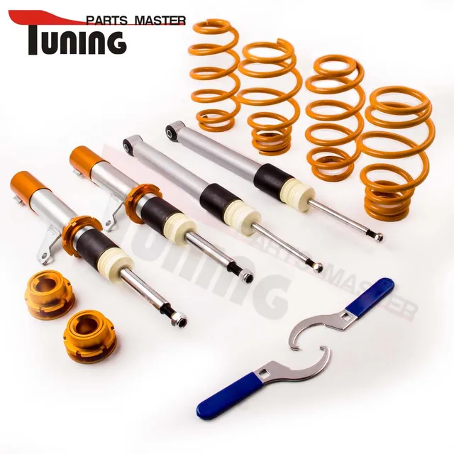 Shock Absorbers kit For VW Golf MK5 MK6 Lowering Coilover Suspension