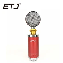 ETJ Марка профессиональный конденсаторный микрофон металла караоке Studio Запись микрофон C3
