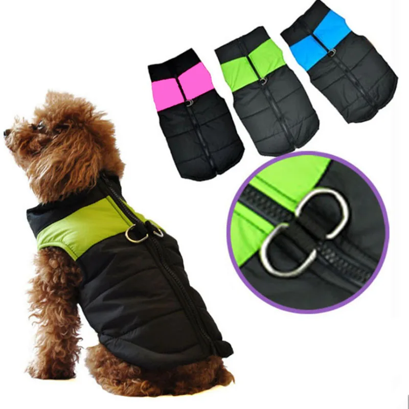 8 Size S5xl Warm Dog Clothes Pet Padded Jacket Coat For Small And