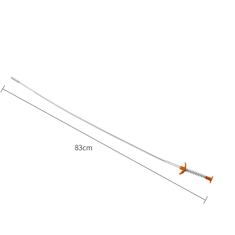 83 см канализационный зажим для мусора домашний ручной зажим прижимной сгибаемый для раковины, ванной, туалета, земснаряд, инструменты для ванной комнаты, кухни, аксессуар U3