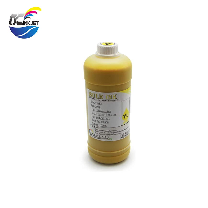Ocinkjet para hp Compatível para hp Recarga Pigmento Tinta 4x500 ml Cartucho Pagewide 352dw 452dw 552dw 377 477 577dw 973 973xl - Imagem 4
