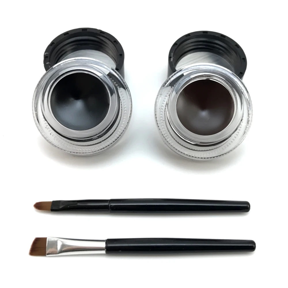 2 in 1 brown + black gel eyeliner make up free shipping waterproof freeshipping cosmetics set eye liner makeup eye 9 2 in 1 brown + black gel eyeliner make up free shipping waterproof freeshipping cosmetics set eye liner makeup eye 9
