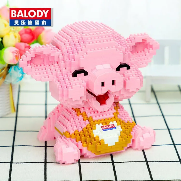 Balody mini blocks Pig 16125-3