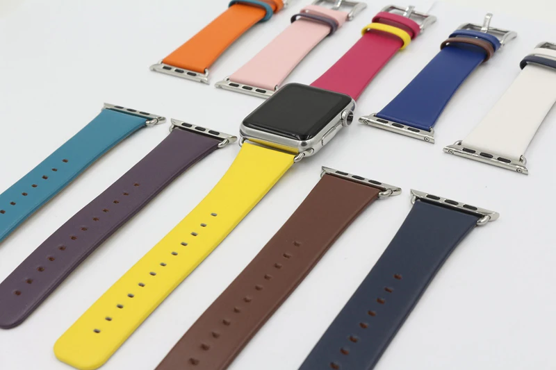 URVOI ремешок для apple watch series 1 2 3 кожаный с пряжкой из нержавеющей стали iwatch