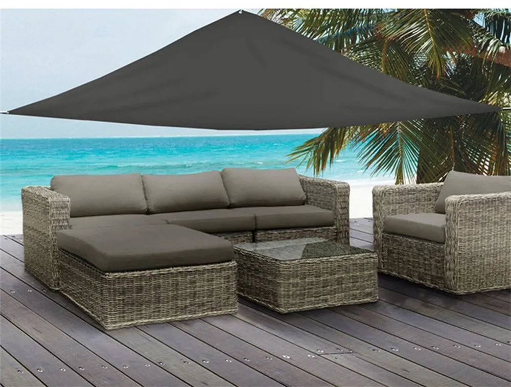 3 M refugio solar impermeable toldo triángulo tienda dosel jardín playa Picnic sombra Tarp viaje toldo Gazebo 3 M refugio solar impermeable toldo triángulo tienda dosel jardín playa Picnic sombra Tarp viaje toldo Gazebo