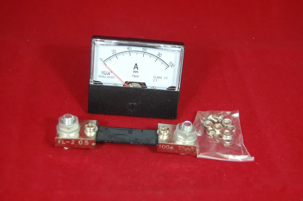 AC 0-15A Analog Ammeter Panel Meter - 66.4mm Round AMP Current Gauge DH52