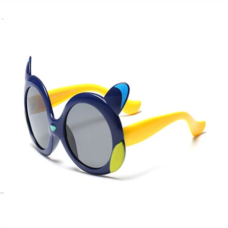 Классические Детские поляризованные солнцезащитные очки с мультяшными оттенками для детей, защитные очки с цветным покрытием, защита от солнца, защита от ультрафиолета, 400 - Цвет линз: 6