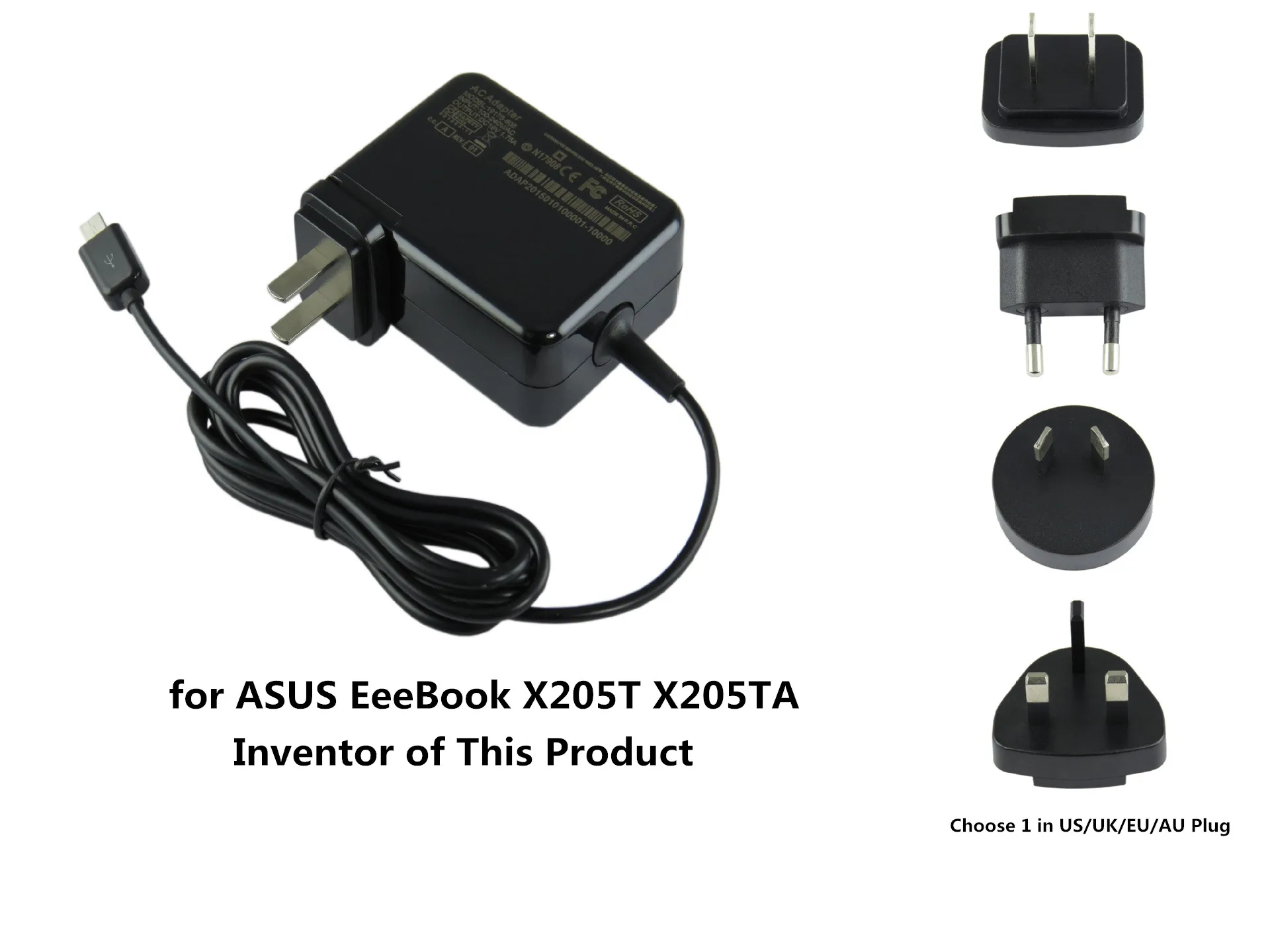 Блок питания для ноутбука ASUS EeeBook X205T X205TA 33 Вт 11 6 дюйма|charger for asus|laptop power19v 1.75a |