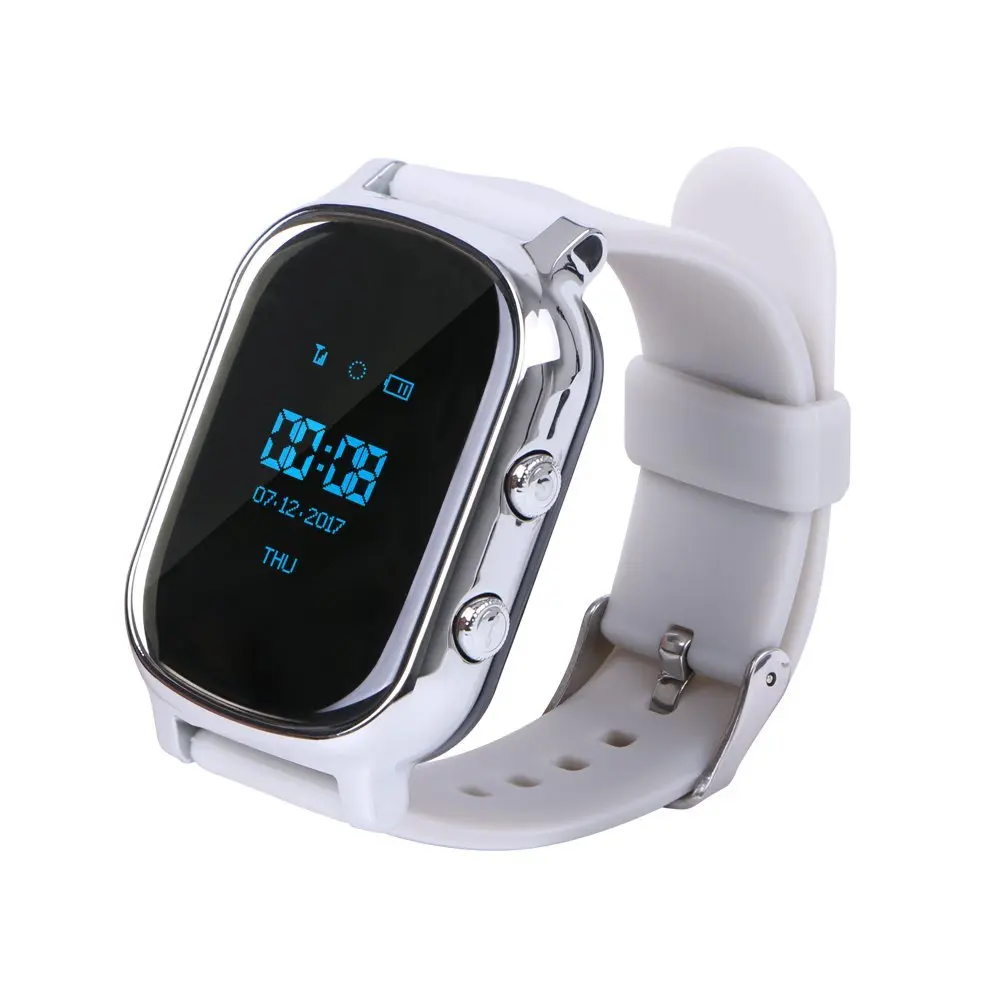 

GPS Tracker Kids Children Smart Watch Wrist Watch Anti-lost SOS Call Location Finder Remote Monitor Pedometer Control Phones