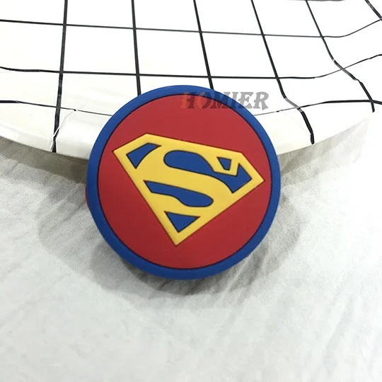 Универсальный кронштейн-подставка для телефона, расширяющаяся подставка, растягивающийся держатель для телефона, милая мультяшная подставка для iphone 7 8 X XS MAX - Цвет: Superman pattern2