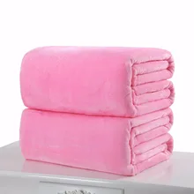 queen Размер 200*230 см сплошной цвет плед диван/воздух/постельные принадлежности пледы путешествия фланелевое одеяло простыня