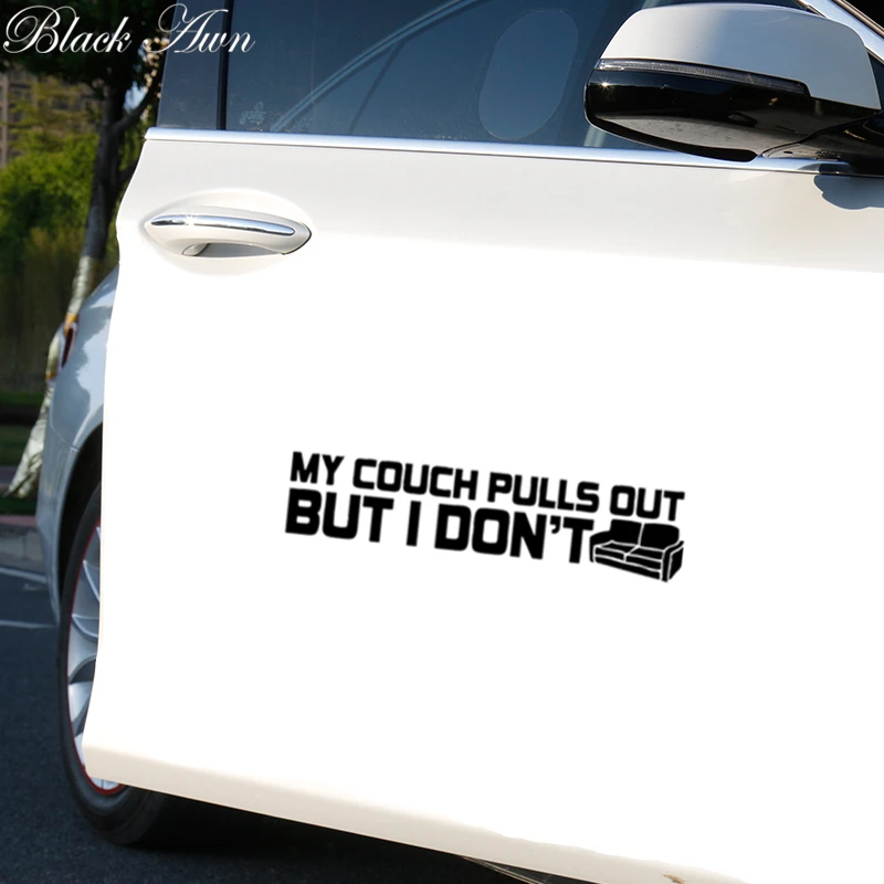 

My couch pulls out but I don't funny truck car window sticker decal D042