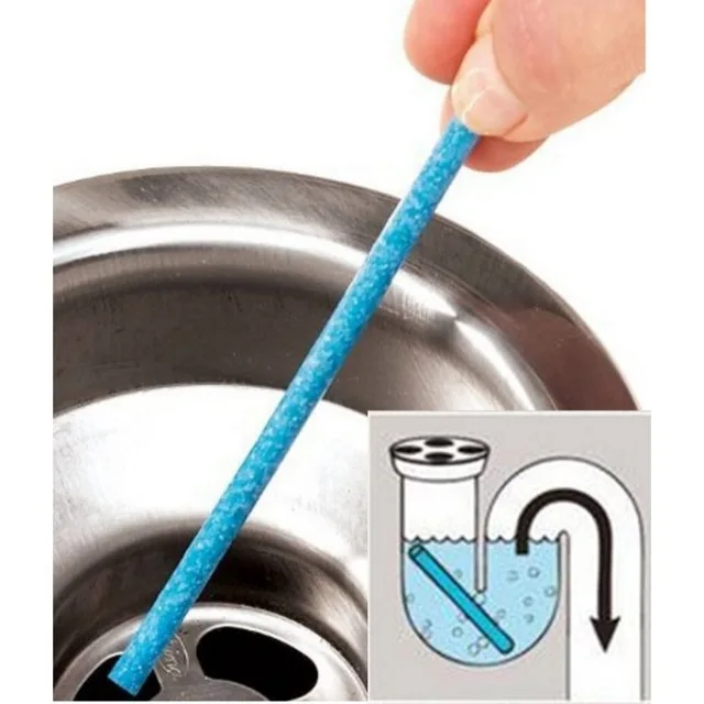 12pgs Sani Pipeline Sewer Cleaning Rod Sticks Drain Cleaner 12pgs Sani Pipeline Sewer Cleaning Rod Sticks Drain Cleaner Deodorizer Unscented Kitchen Toilet Bathtub Sewage Decontamination