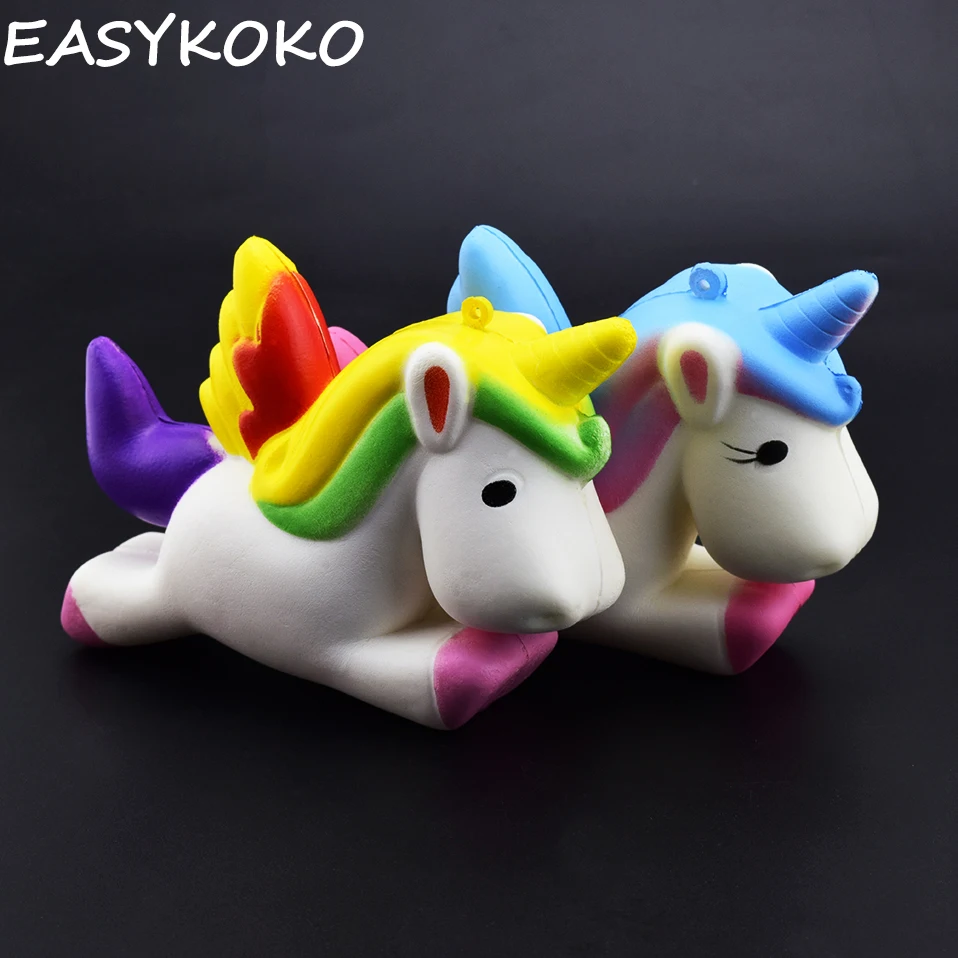 Squishy Unicorn Jumbo Kawaii Flying Fun Kid Toys animal Slow Rising Squishies Charm Exquisite Antistress Soft Toy | Игрушки и хобби