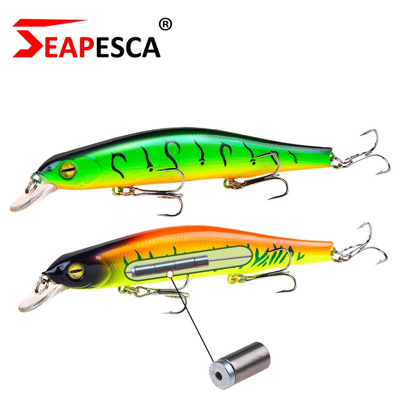 SEAPESCA 2018 nuevo Modal Minnow Señuelos de Pesca 125mm 17,3G Wobblers carnada nade cebo bajo de alta calidad Pike Jerkbait Isca Pesca YA88 SEAPESCA 2018 nuevo Modal Minnow Señuelos de Pesca 125mm 17,3G Wobblers carnada nade cebo bajo de alta calidad Pike Jerkbait Isca Pesca YA88