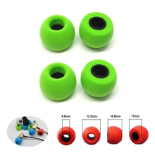 4 шт/2 пары ANJIRUI TS400 черные(s m l) 4,9 мм калибра амбушюры/колпачок пены памяти ушные вкладыши для наушников-вкладышей губки