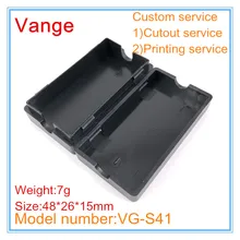 5 шт./лот Инжектированная пластиковая коробка чехол IP54 ABS пластиковые корпуса распределительная коробка для провода соединитель 48*26*15 мм