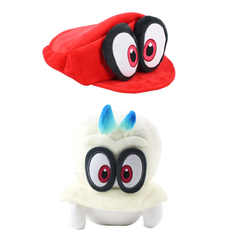 

Super Mario Bros Odyssey Cappy Plush Cappy Cap Hat Soft Stuffed Cosplay Toys