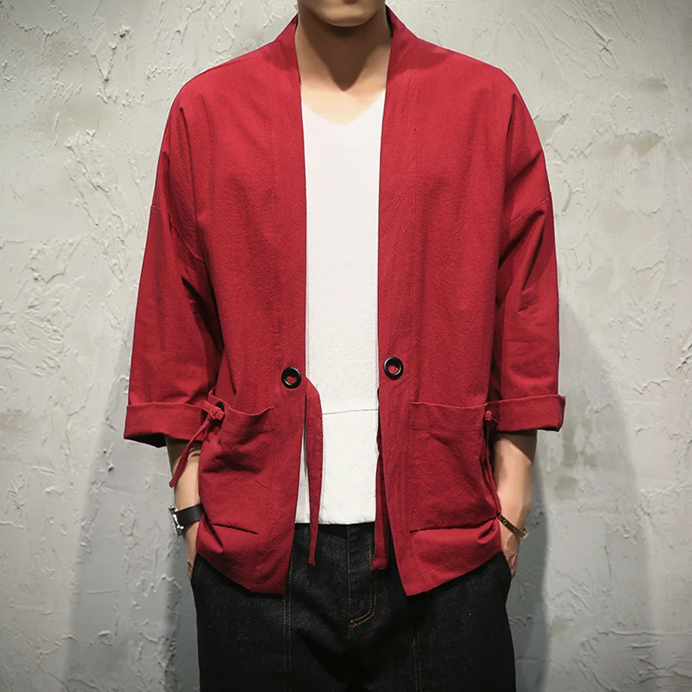 Le donne uomini cappotto Kimono Giapponese Harajuku VINTAGE LOOSE Yukata Outwear Casual Tops