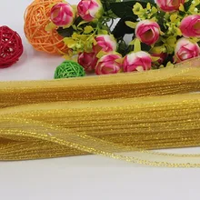 0,"(2 см) Плоский Гладкий конский волос Крин с серебряной отделкой Millinery нейлоновая сетка косичка из ткани 100 Ярд/лот