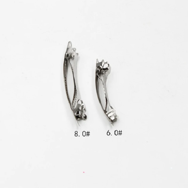 

6/8cm Spring hair barrettes hairpins hairgrips clip for Women Hair Accessories headwear holder bun DIY water drop