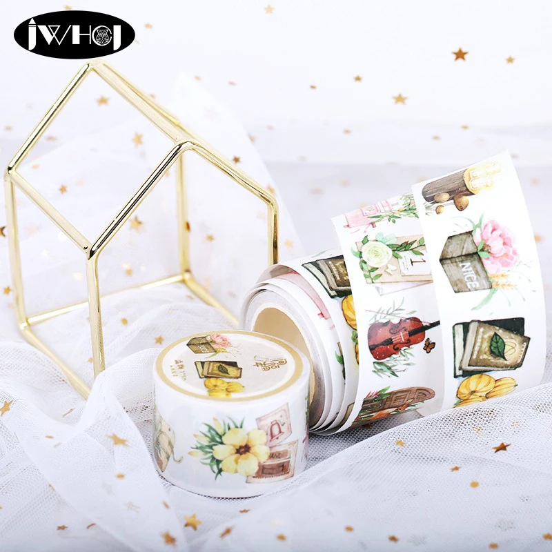

3cm X 5m Forest animals plant Special ink washi decoratio masking tape diy handmade album scrapbooking sticker Arts, Crafts gift
