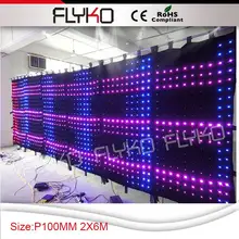 P10 2x6 м стадии светодиодный экран видеоэкран