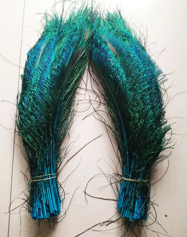 Wholesale Free good shipping high-quality 20pcs natural peacock feather 30-35cm/12-14inch A variety of decorative hu blue hot