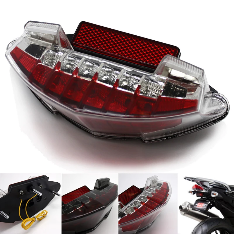 Nuoxintr Motorcycle LED Integrated Tail Light Turn Signals For BMW F800S F800GT K71 09-12 F800R K73 09-14 R1200GS K25 ADV K255