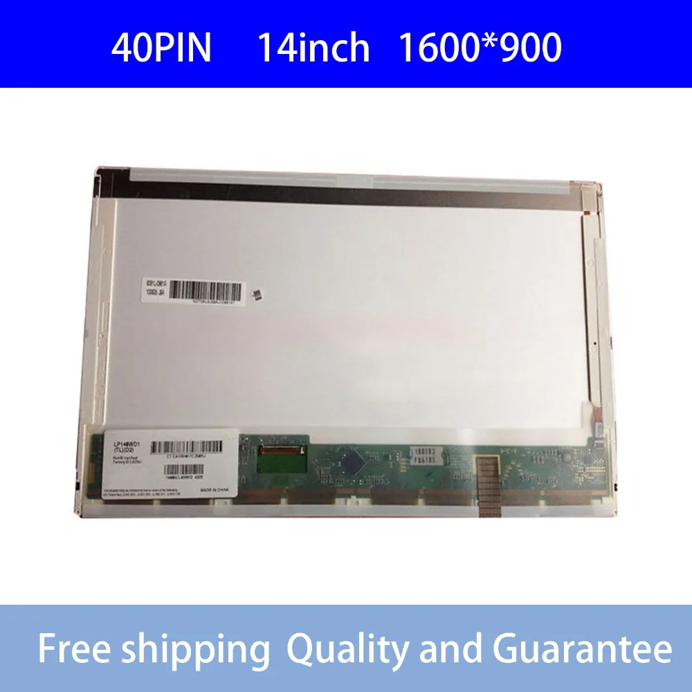 

B140RW03 V.1 B140RW03 V1 B140RW01 V.0 LTN140KT04 LP140WD1-TLA1 for DELL 1458 E5420 Laptop Lcd Screen Display (O)