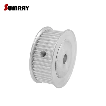 

SUMRAY 3M 48T Timing Pulley 5/6/6.35/8/10/12/14/15/16/17/19/20/22/25mm Inner Bore Pulley Wheel 16mm Belt Width Tooth Belt Pulley