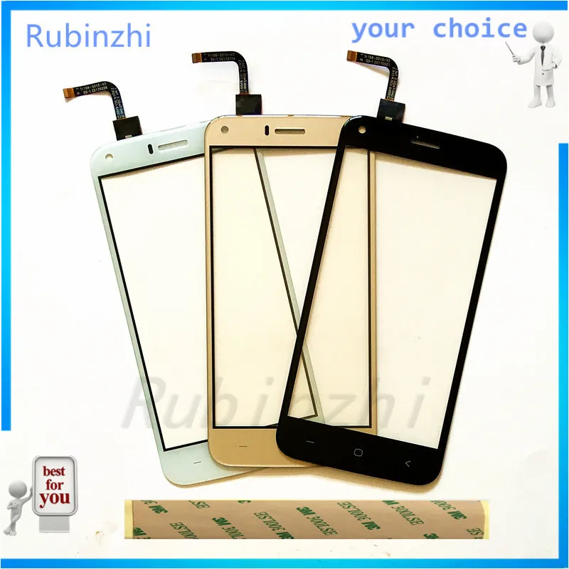 

RUBINZHI + Tape Mobile phone touch panel For Umi London touch screen digitizer front glass touchscreen replacement touch sensor