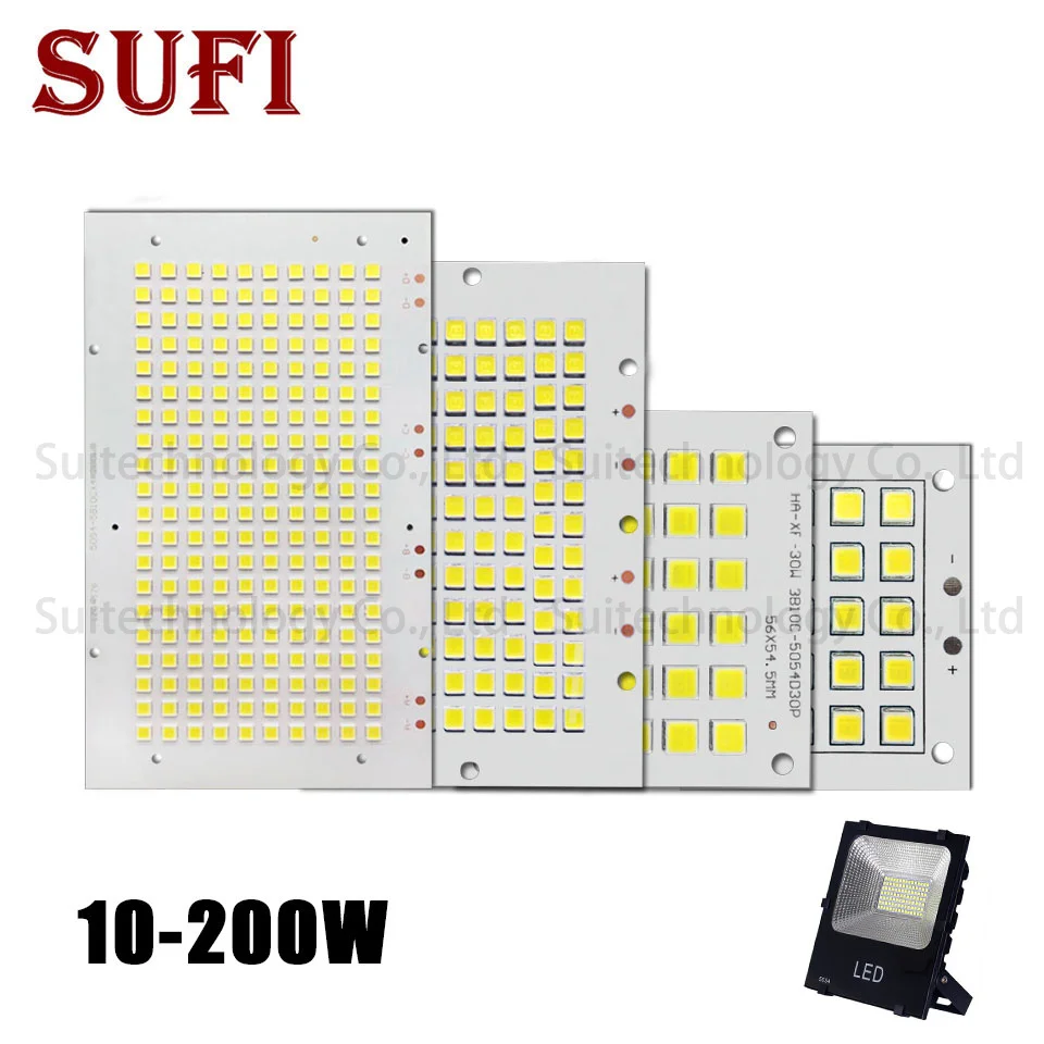 1 шт. Светодиодный прожектор 10 Вт 20 30 50 100 150 SMD5054|Светодиодные лампы и трубки| |