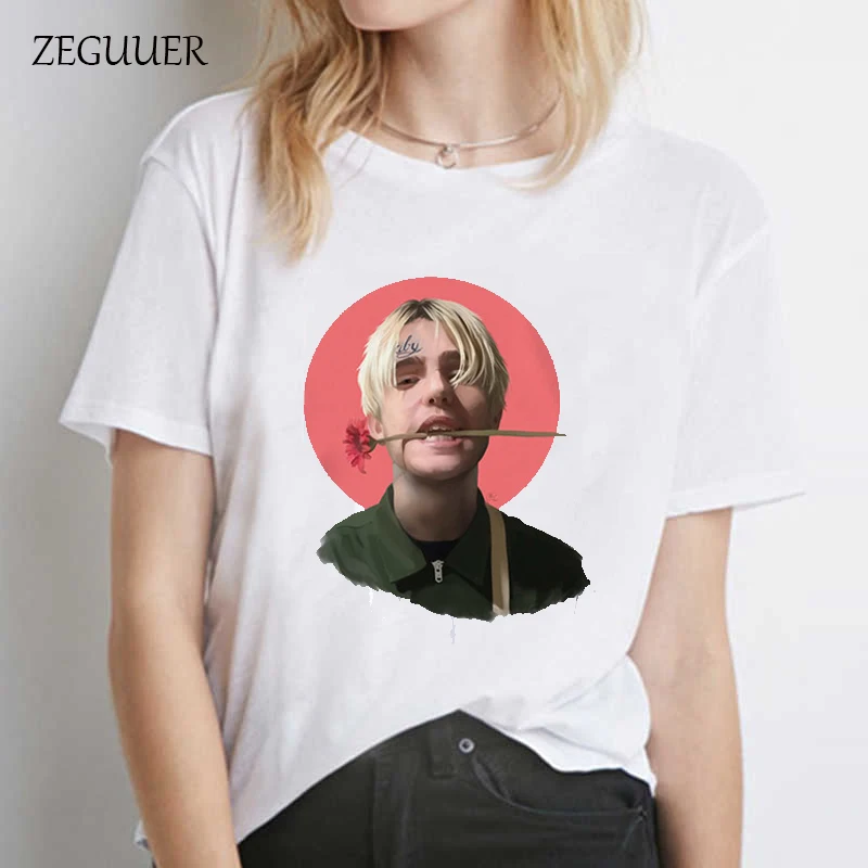 

Rap Emo Trap Hip Hop Print Harajuku T Shirt Fashion Wind Cotton Round Neck Casual Clothes Summer Funny T Shirts Womens Clothing