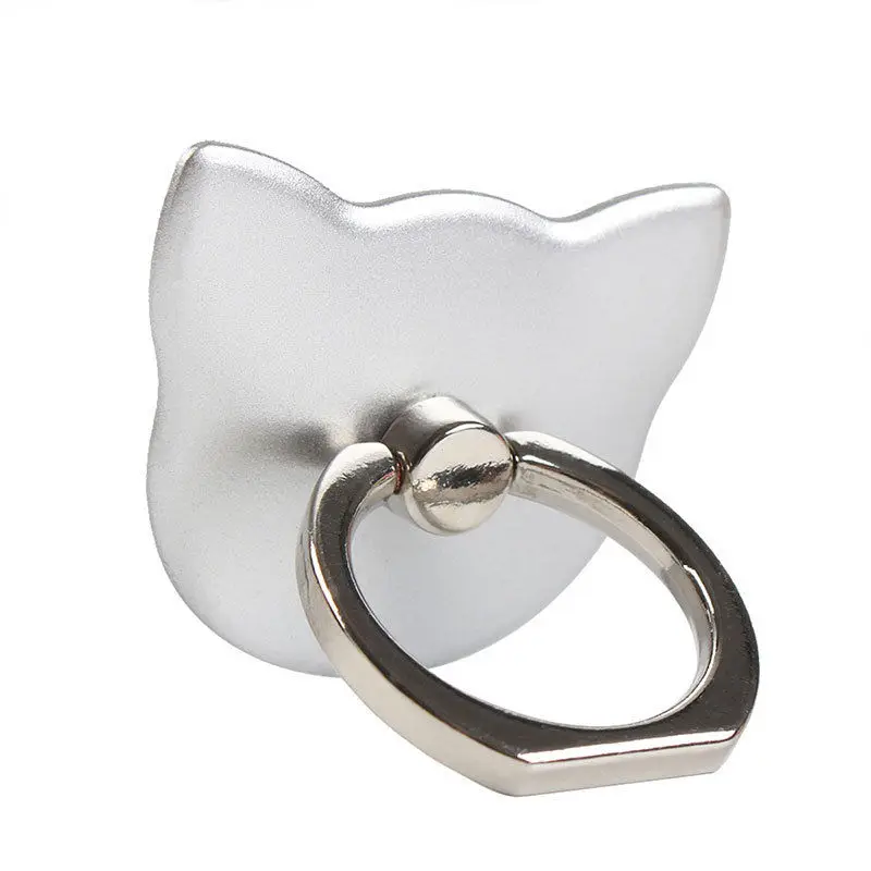 Luxury 360 Degree Finger Ring Cartoon Minnie Head Mobile Phone Smartphone phone Holder Stand 12