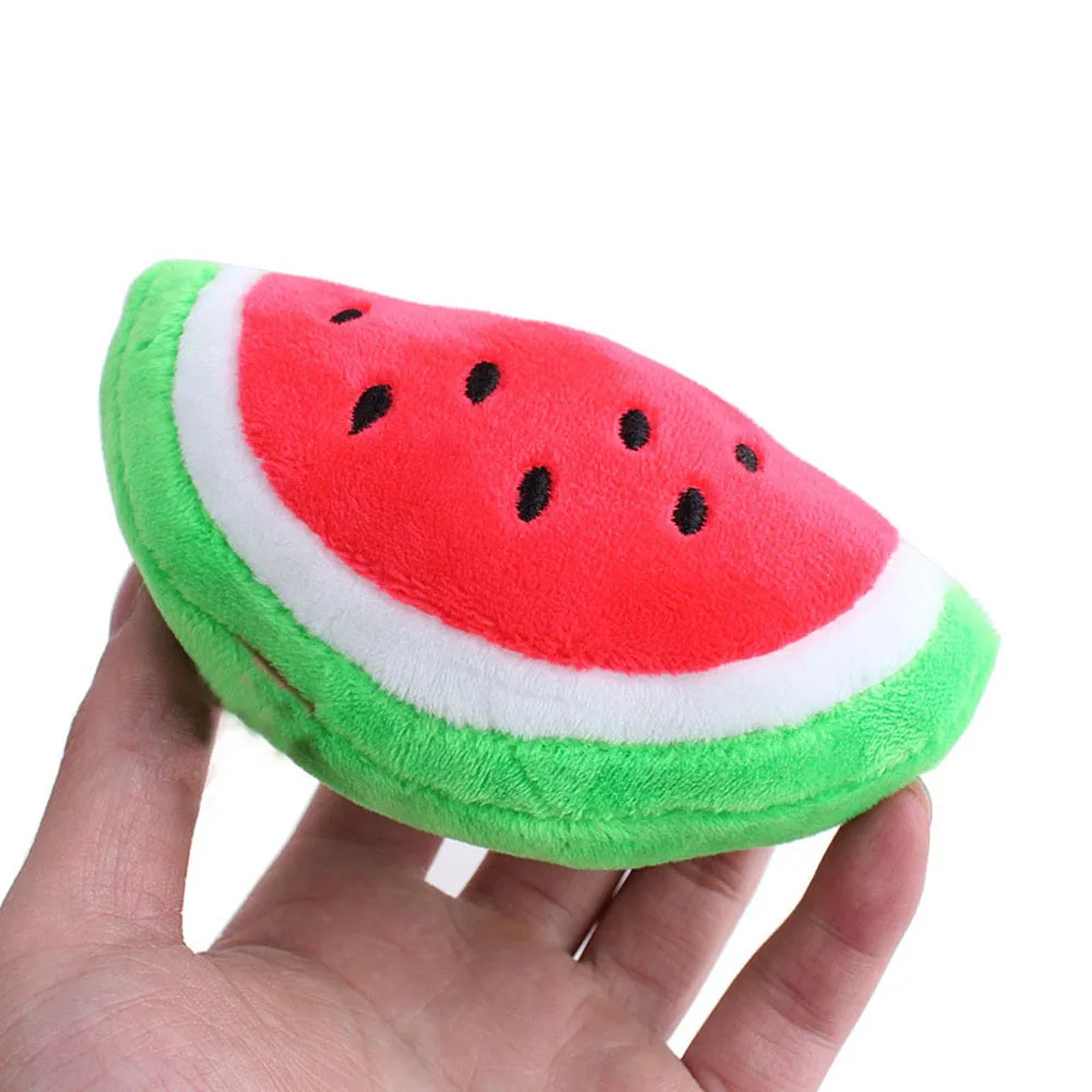 Brand New Creative Wholesale Squeak Toys New Sound Cute Plush Toys Watermelon Sound Toys High Quality 3