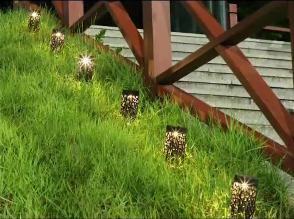 Solares do Jardim do Diodo Emissor de Luz dos Pces Emissor de Luz Automático para o Pátio a Jarda e o Jardim Luzes Postas Diodo 8 10 diodo emissor de luz dos pces, diodo