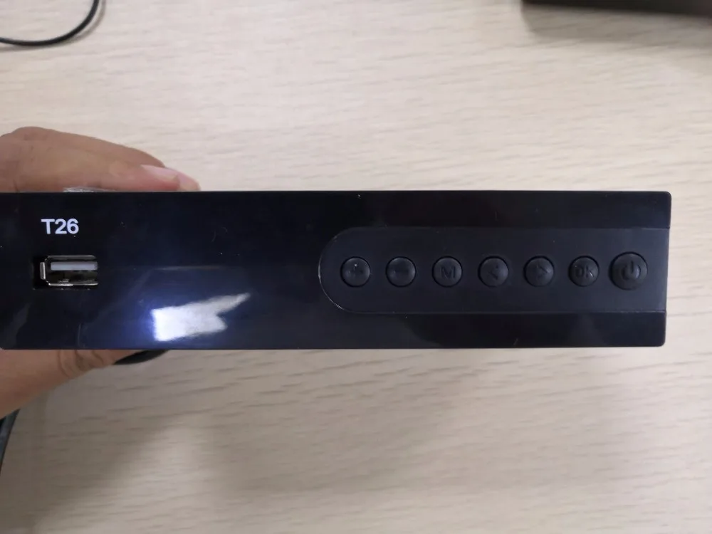 T26 t2 DVB-T2 эфирный приемник поддерживает wifi адаптер youtube Поддержка DVB t2 dvb c кабель для цифрового ТВ-тюнера рецептор H.264