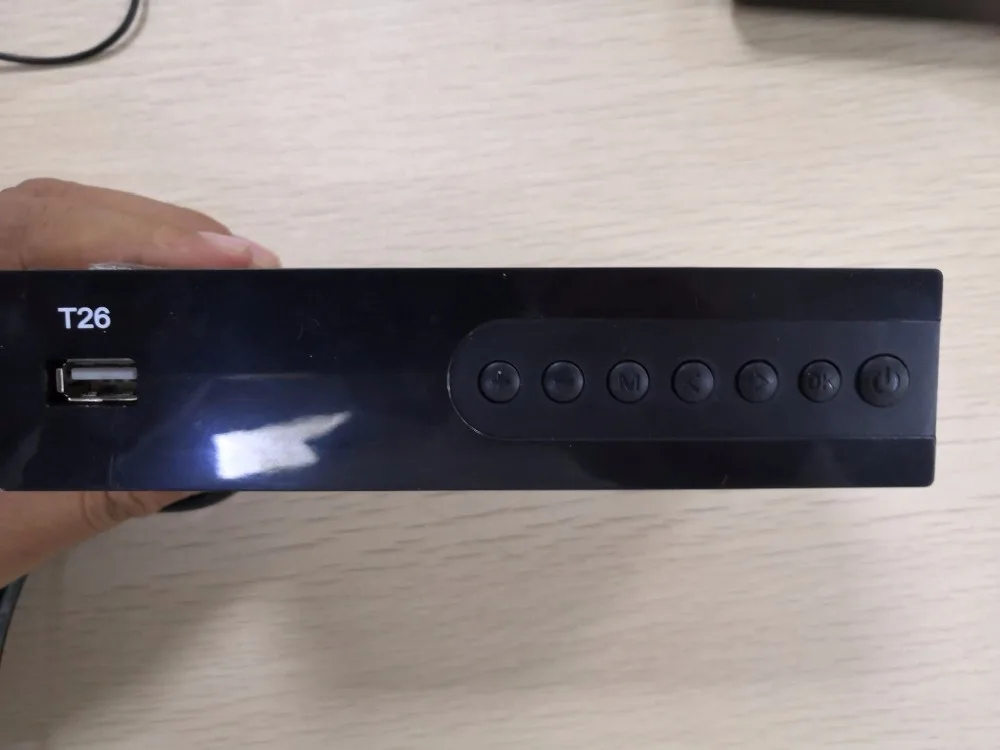 Ресивер T26 t2 с поддержкой Wi Fi адаптер для youtube DVB dvb c кабель цифрового ТВ тюнера