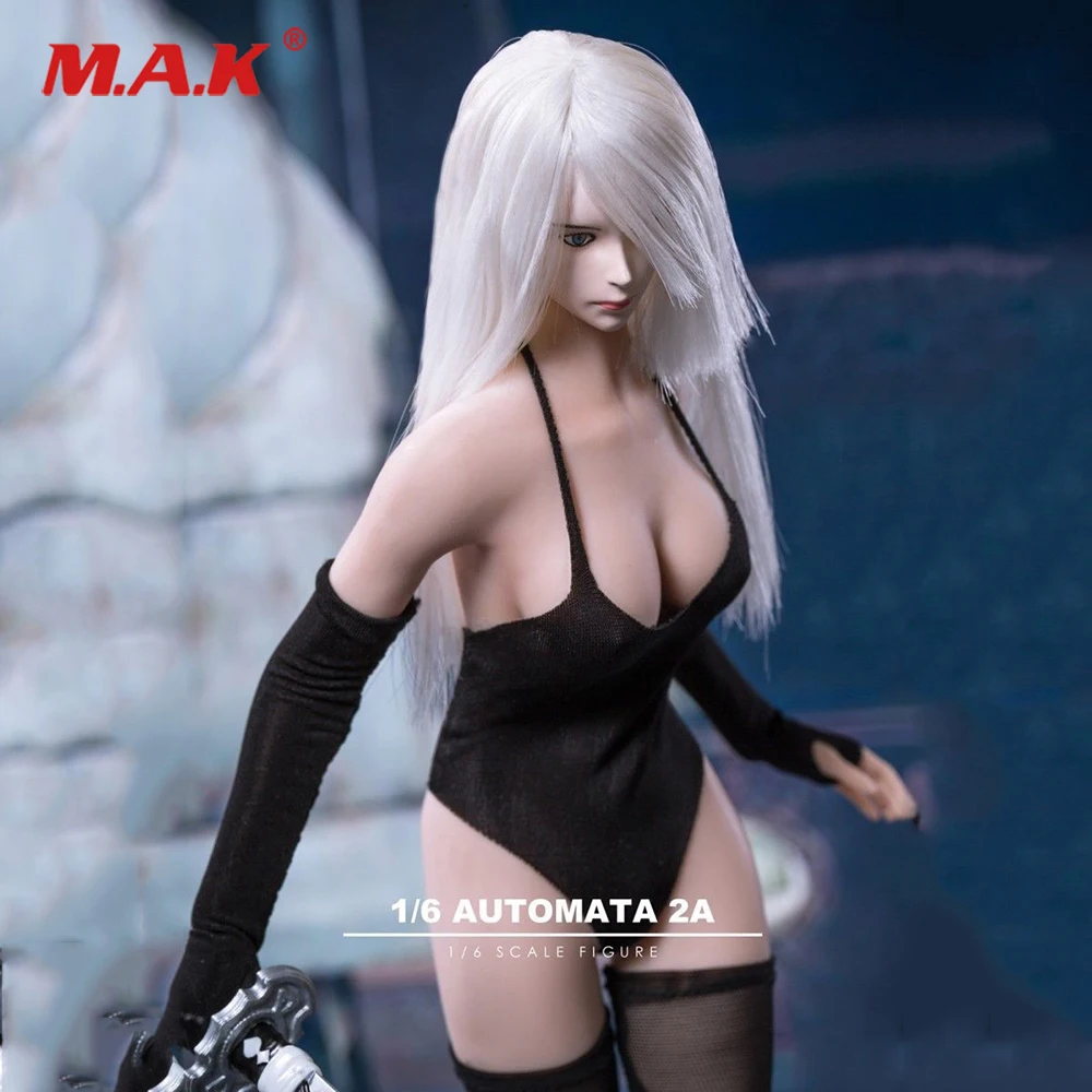 1/6 масштаб сексуальный комплект одежды Nier Automata 2B голова и оружие модель подходит