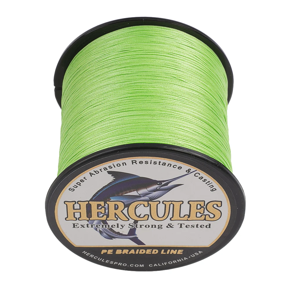 Hercules Carp Fishing  Braided Fishing Line 8 Strands 1000M PE Multifilament 10-300LB Europe America Outdoor Accessories 2